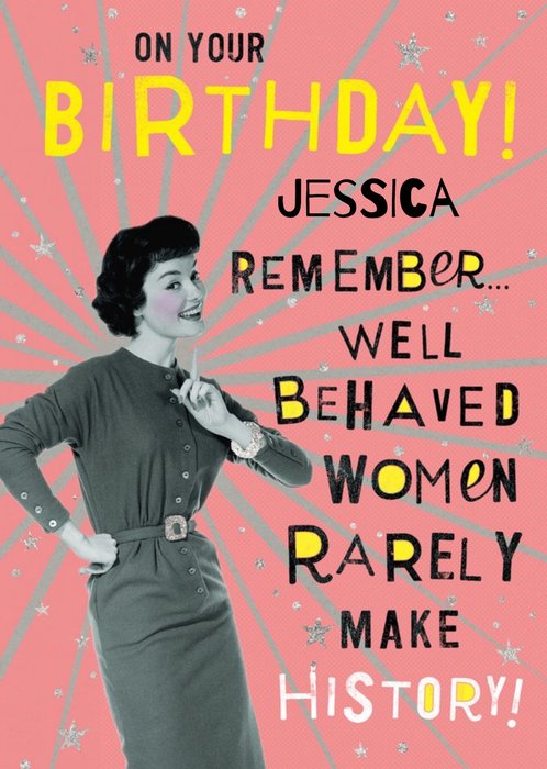 Preview of Retro Woman Birthday Meme
